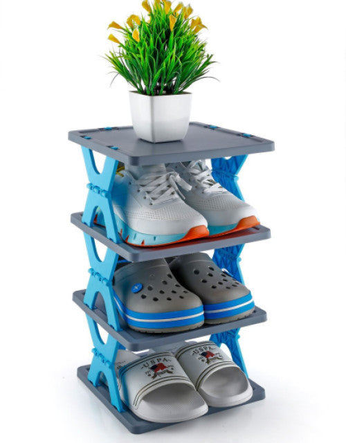 Plastic Creative 4 Layer Shoe Rack