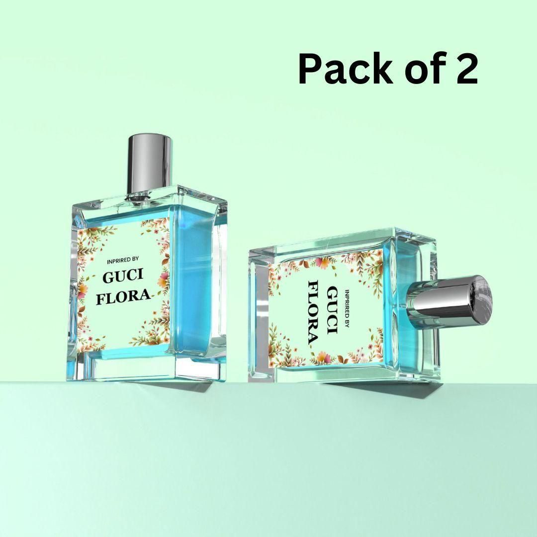 Inspired by Guci Flora Eau De Parfume 50ML (Pack of 2)