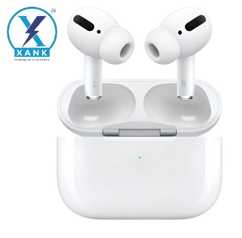 Ank Air-pods Pro with Wireless Charging Case with Sensor Enabled Bluetooth Headset (White, True Wireless)