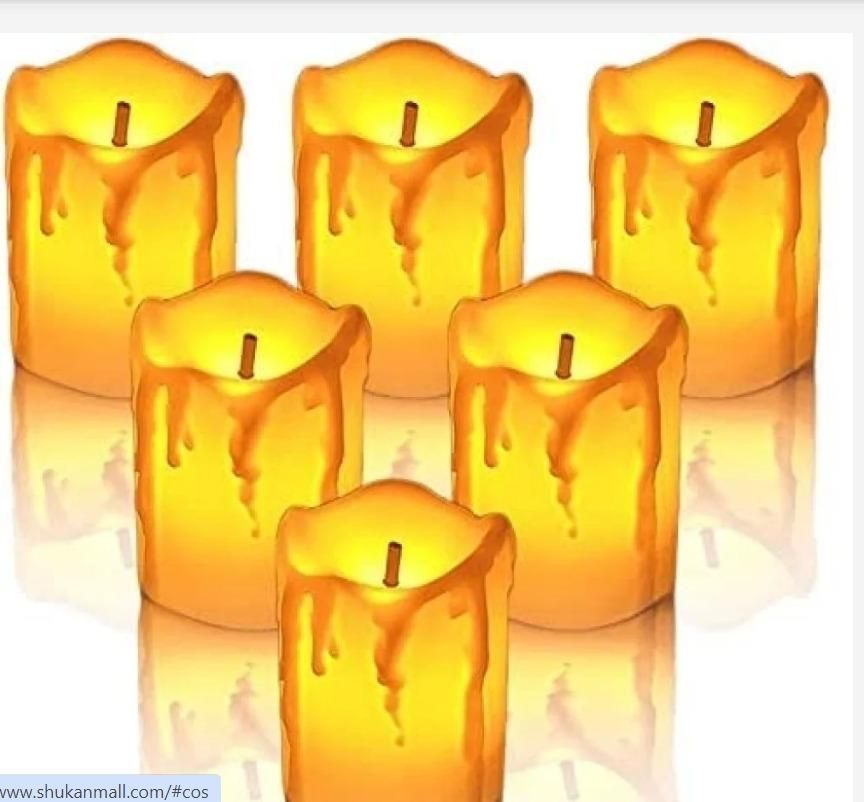 Candle Led Light Battery Operated 5 pcs Home Improvement (Pack of 5)