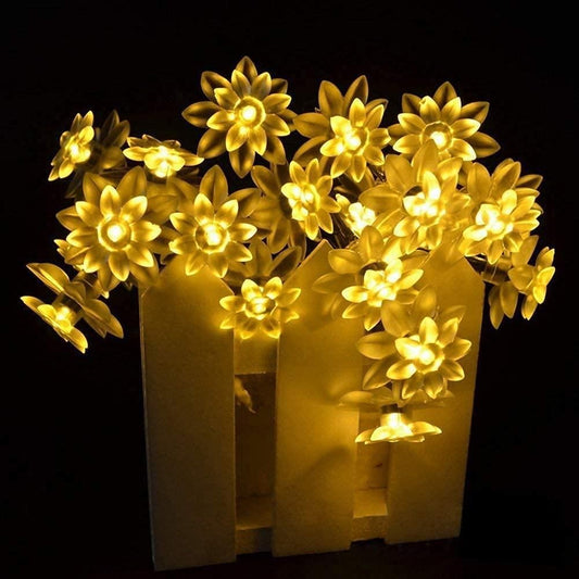 Led Lotus Flower Decoration Lights (16), 3 Meters