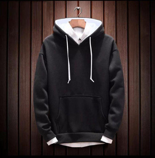 Tom Scott Cotton Fleece Solid Full Sleeves Hoodies by Cosmic Store