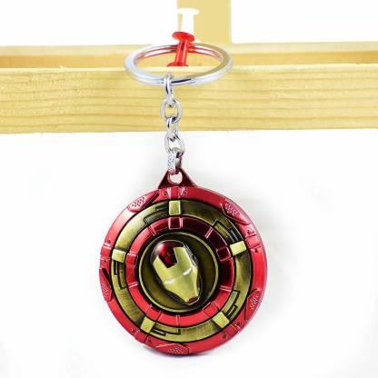 Ironman Rotating Mask High Quality Keyrings Key Chain