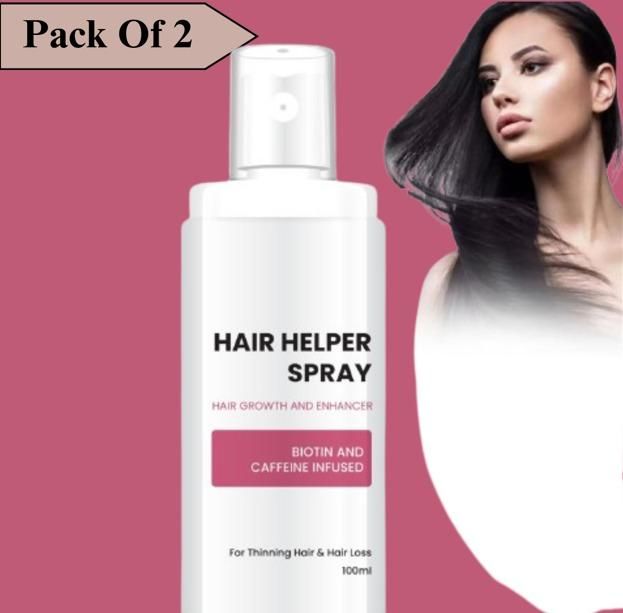 Hair Helper Spray For Hair Growth And Enhancer ? 100ml(Pack Of 2)