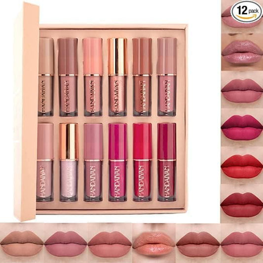 Cosmic Velvet Matte Liquid Lipstick Set 12Pcs