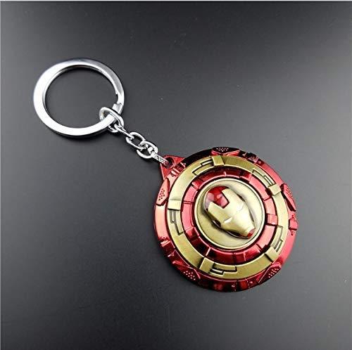 Ironman Rotating Mask High Quality Keyrings Key Chain