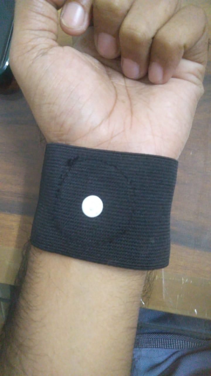 Sugar Control Wristband (Black Color) by Cosmic Store