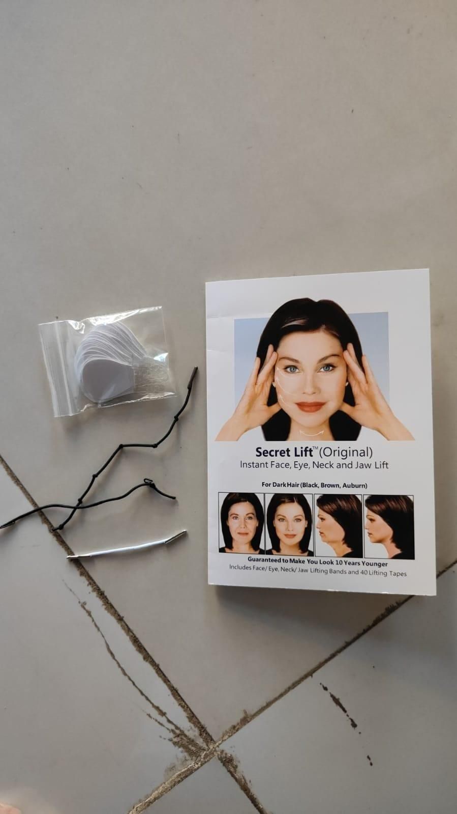 Cosmic Face Lifting Wrinkles Tape 40PCS,Instant Face Neck and Eye Lifting sticker With Lifting Ropes Elastic Waterproof