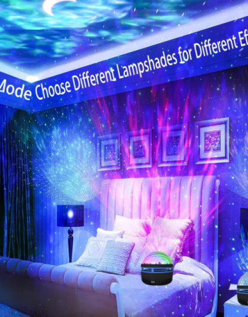 Led Starry Projection water wave night Led lamp