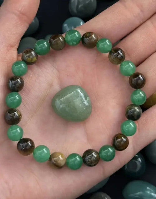 Stone Crystal, Jade Bracelet