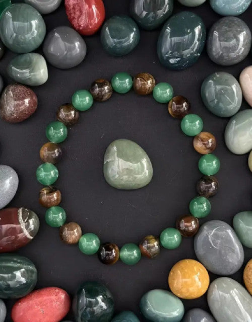 Stone Crystal, Jade Bracelet